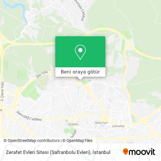 Zerafet Evleri Sitesi (Safranbolu Evleri) harita