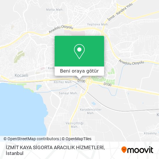 İZMİT KAYA SİGORTA ARACILIK HİZMETLERİ harita