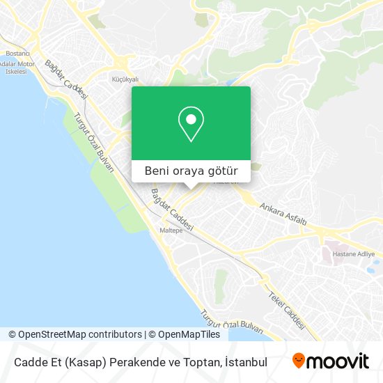 Cadde Et (Kasap) Perakende ve Toptan harita