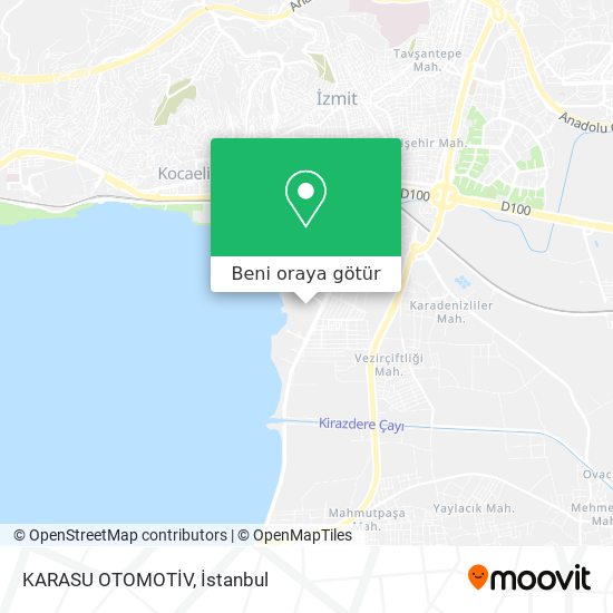 KARASU OTOMOTİV harita
