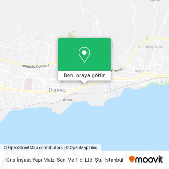 Gns İnşaat Yapı Malz. San. Ve Tic. Ltd. Şti. harita