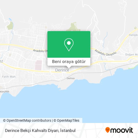 Derince Bekçi Kahvaltı Diyarı harita