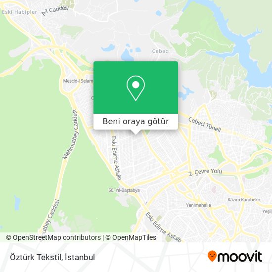 Öztürk Tekstil harita