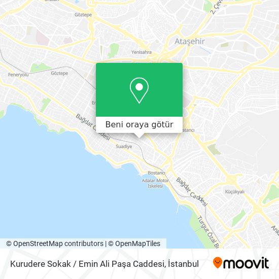Kurudere Sokak / Emin Ali Paşa Caddesi harita