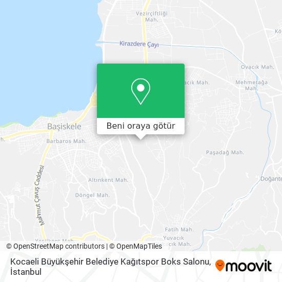 Kocaeli Büyükşehir Belediye Kağıtspor Boks Salonu harita
