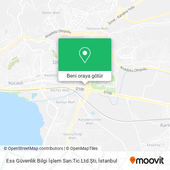 Ess Güvenlik Bilgi İşlem San.Tic.Ltd.Şti harita
