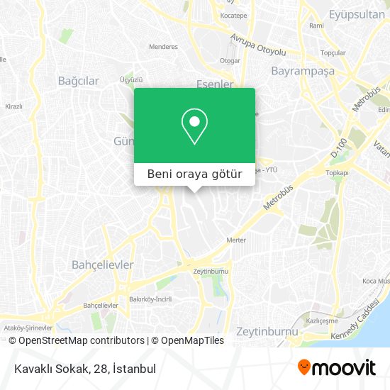 Kavaklı Sokak, 28 harita
