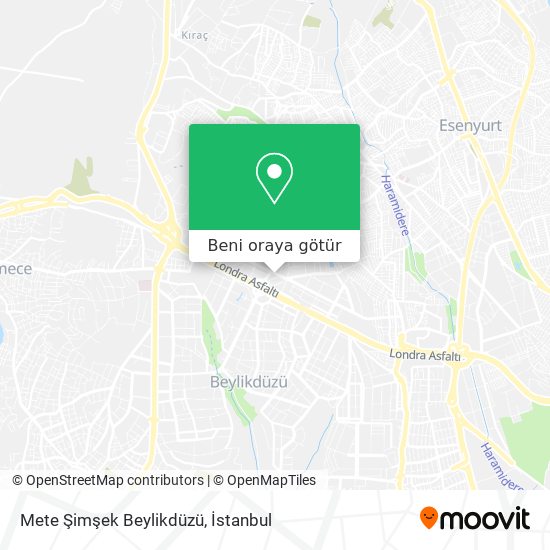 Mete Şimşek Beylikdüzü harita