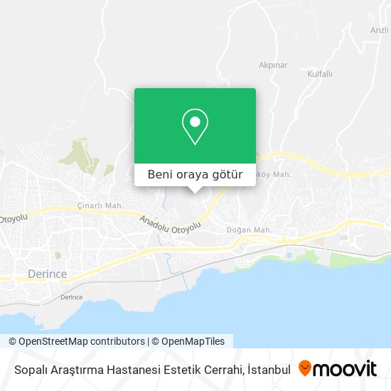Sopalı Araştırma Hastanesi Estetik Cerrahi harita