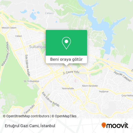 Ertuğrul Gazi Cami harita