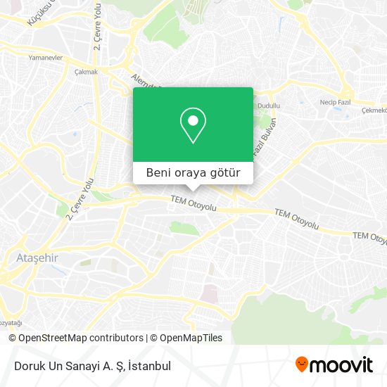 Doruk Un Sanayi A. Ş harita