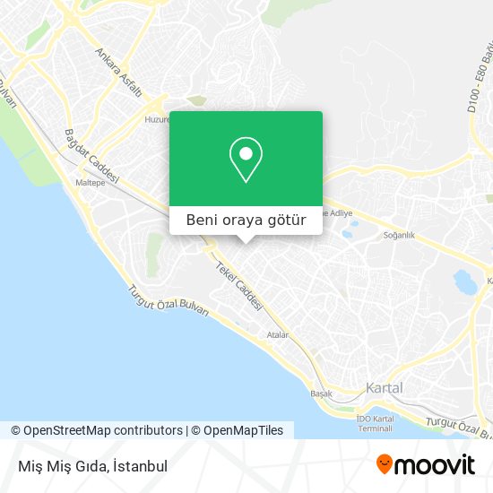 Miş Miş Gıda harita