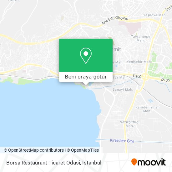 Borsa Restaurant  Ticaret Odasi harita