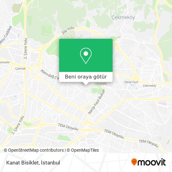Kanat Bisiklet harita