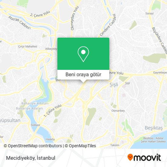 Mecidiyeköy harita