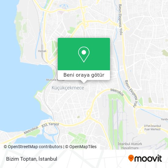 Bizim Toptan harita