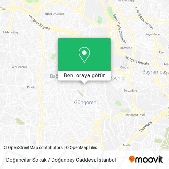 Doğancılar Sokak / Doğanbey Caddesi harita