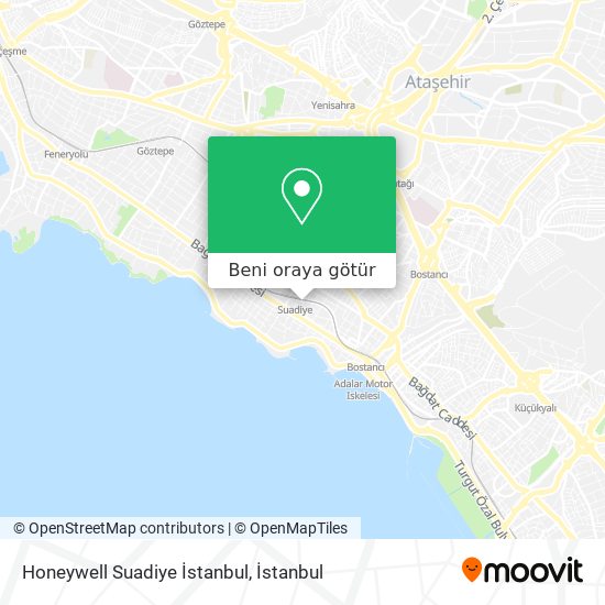 Honeywell Suadiye İstanbul harita