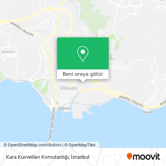 Kara Kuvvetleri Komutanlığı harita