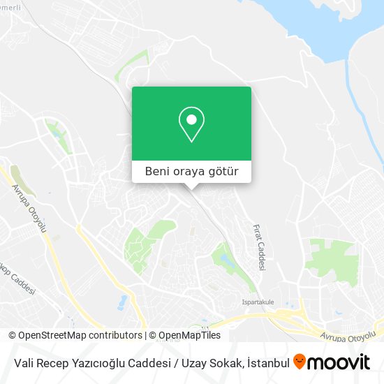 Vali Recep Yazıcıoğlu Caddesi / Uzay Sokak harita