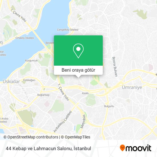 44 Kebap ve Lahmacun Salonu harita