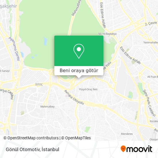 Gönül Otomotiv harita