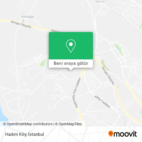 Hadım Köy harita
