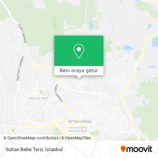 Sultan Bebe Terzi harita