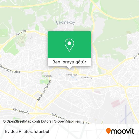 Evidea Pilates harita
