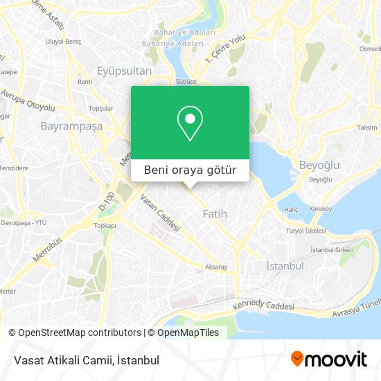 Vasat Atikali Camii harita