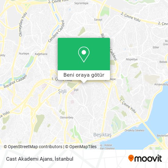 Cast Akademi Ajans harita