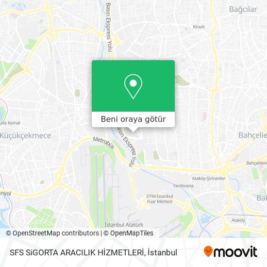 SFS SiGORTA ARACILIK HİZMETLERİ harita