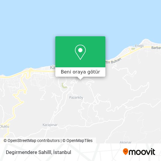 Degirmendere Sahilll harita