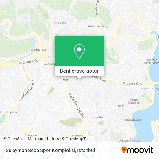 Süleyman Seba Spor Kompleksi harita
