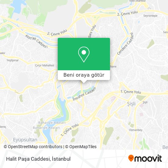 Halit Paşa Caddesi harita