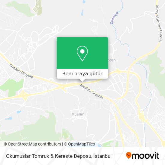 Okumuslar Tomruk & Kereste Deposu harita
