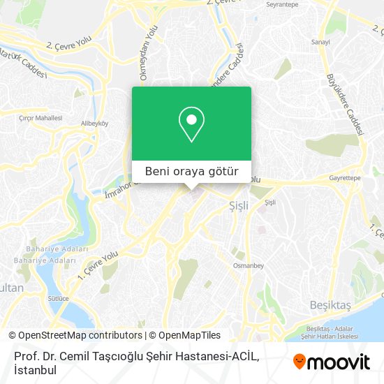 Prof. Dr. Cemil Taşcıoğlu Şehir Hastanesi-ACİL harita