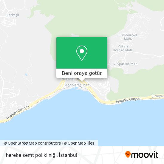 hereke semt polikliniği harita