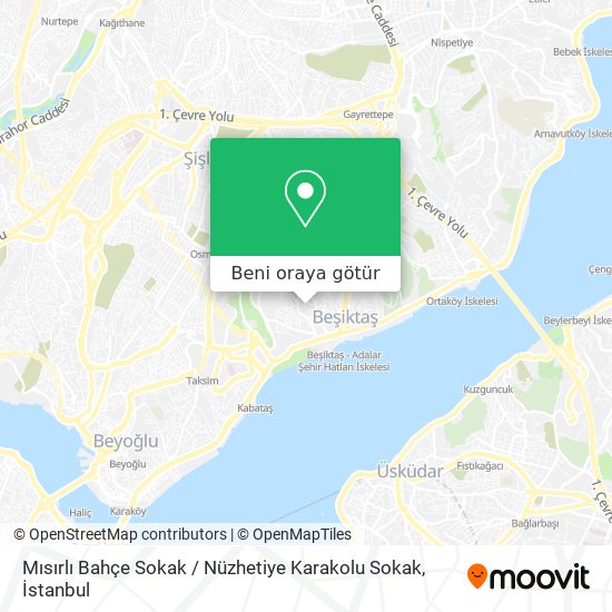 Mısırlı Bahçe Sokak / Nüzhetiye Karakolu Sokak harita
