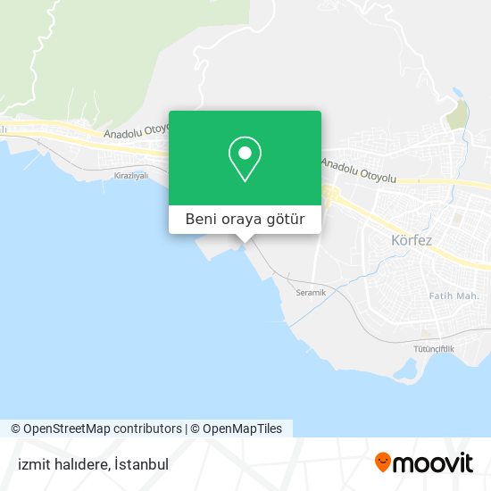 izmit halıdere harita