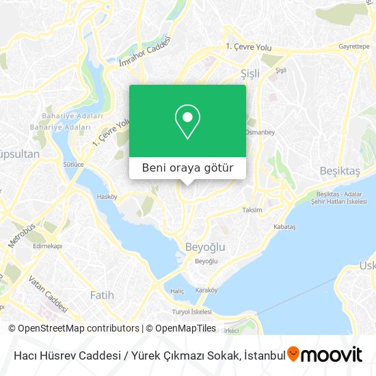 Hacı Hüsrev Caddesi / Yürek Çıkmazı Sokak harita