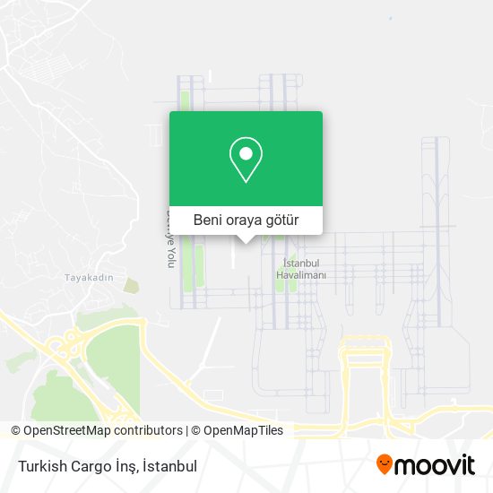 Turkish Cargo İnş harita