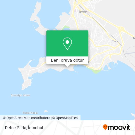Defne Parkı harita