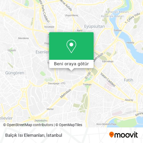 Balçık Isı Elemanları harita