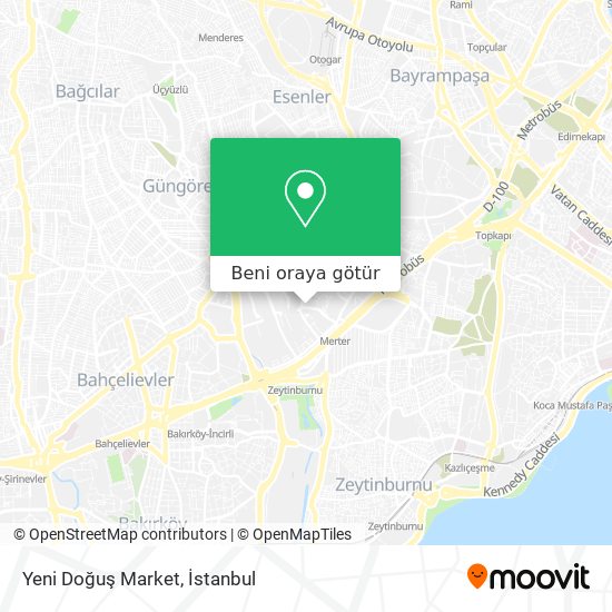 Yeni Doğuş Market harita