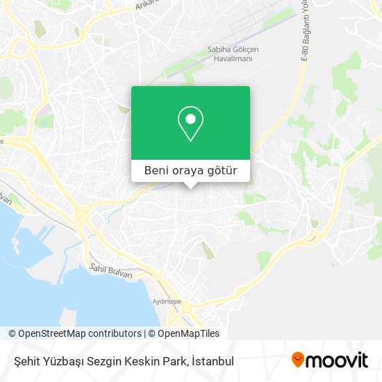 Şehit Yüzbaşı Sezgin Keskin Park harita