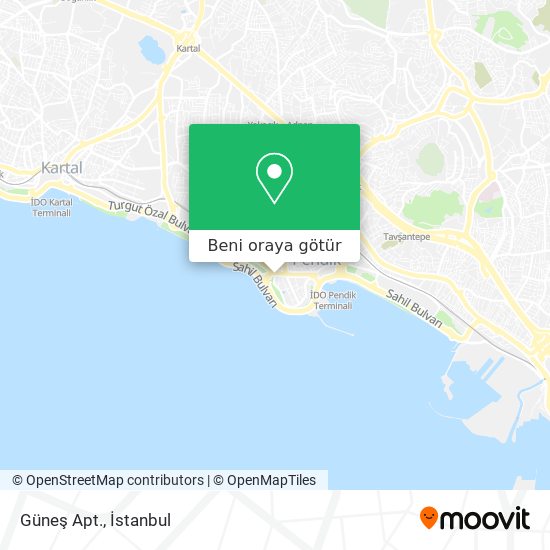 Güneş Apt. harita