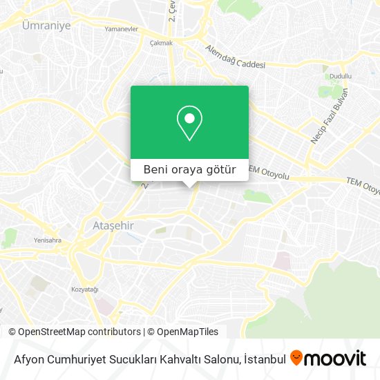 Afyon Cumhuriyet Sucukları Kahvaltı Salonu harita