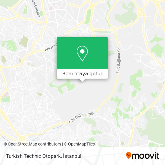 Turkish Technic Otopark harita