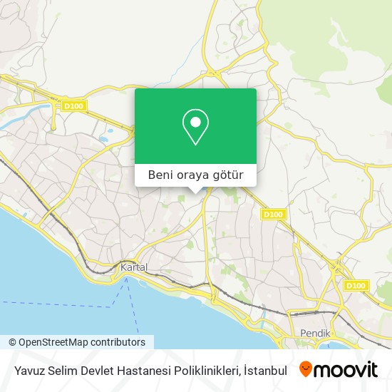Yavuz Selim Devlet Hastanesi Poliklinikleri harita